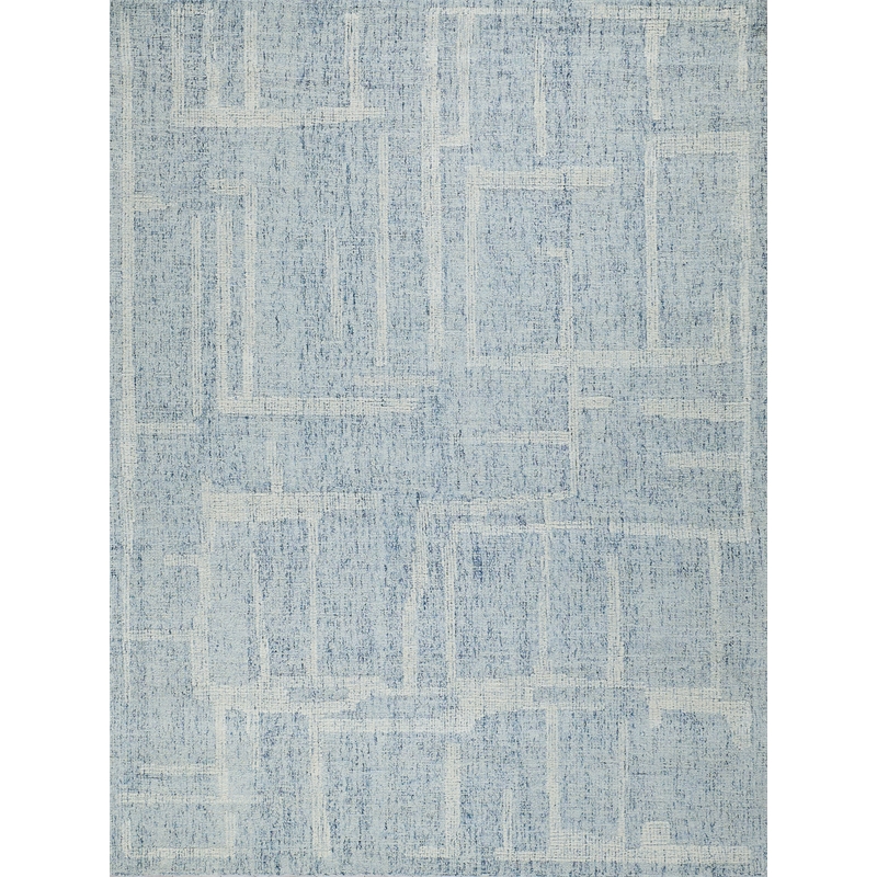Breckenridge Hand-Tufted New Zealand Wool Blue/Ivory 15'x20' Area Rug