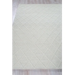 Brentwood Flatweave Wool/Viscose White 2'x3' Area Rug
