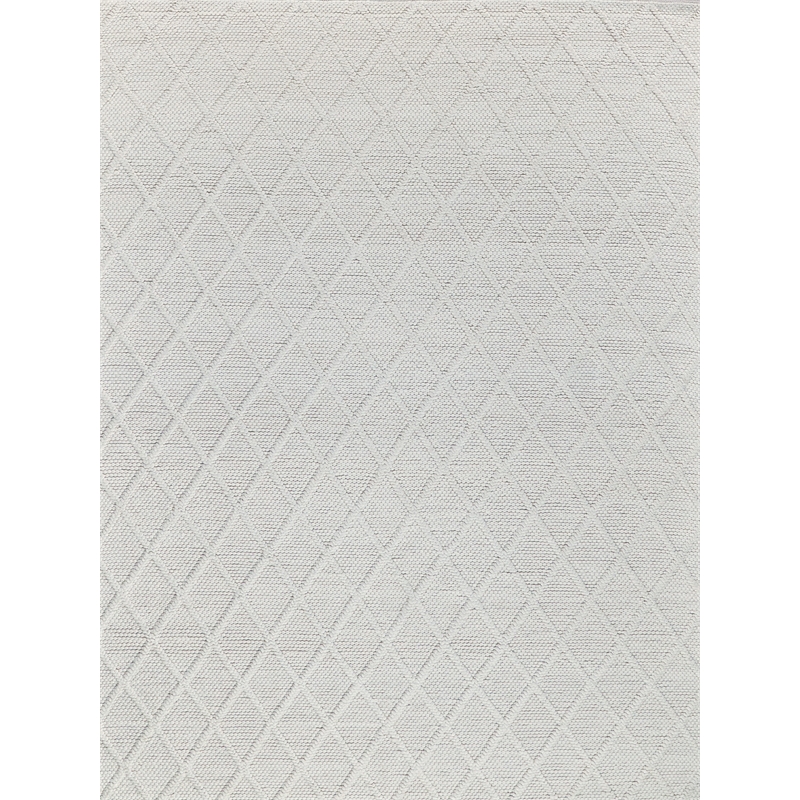 Brentwood Flatweave Wool/Viscose White 2'x3' Area Rug