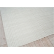 Cabrini Modern Handloomed Silky Nylon White 6'x9' Area Rug