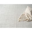 Cabrini Modern Handloomed Silky Nylon White 6'x9' Area Rug