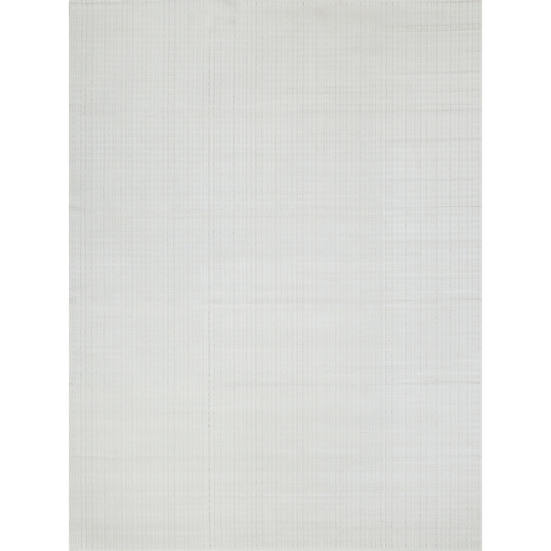 Cabrini Modern Handloomed Silky Nylon White 6'x9' Area Rug