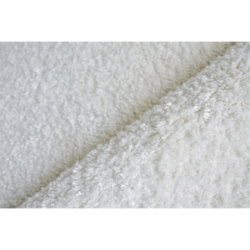 Calla Handloomed Bamboo Silk White 14'x18' Area Rug