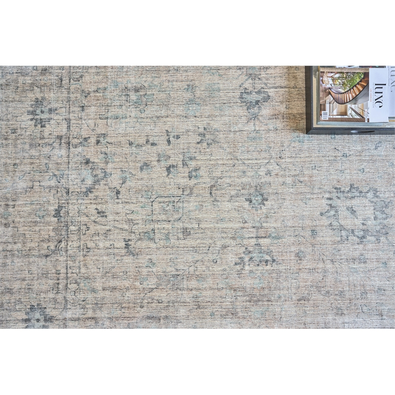 Cambridge Handloomed Wool/Bamboo Silk Beige/Brown 12'x15' Area Rug