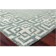 Caprice Hand-Tufted New Zealand Wool Aqua 8'x10' Area Rug