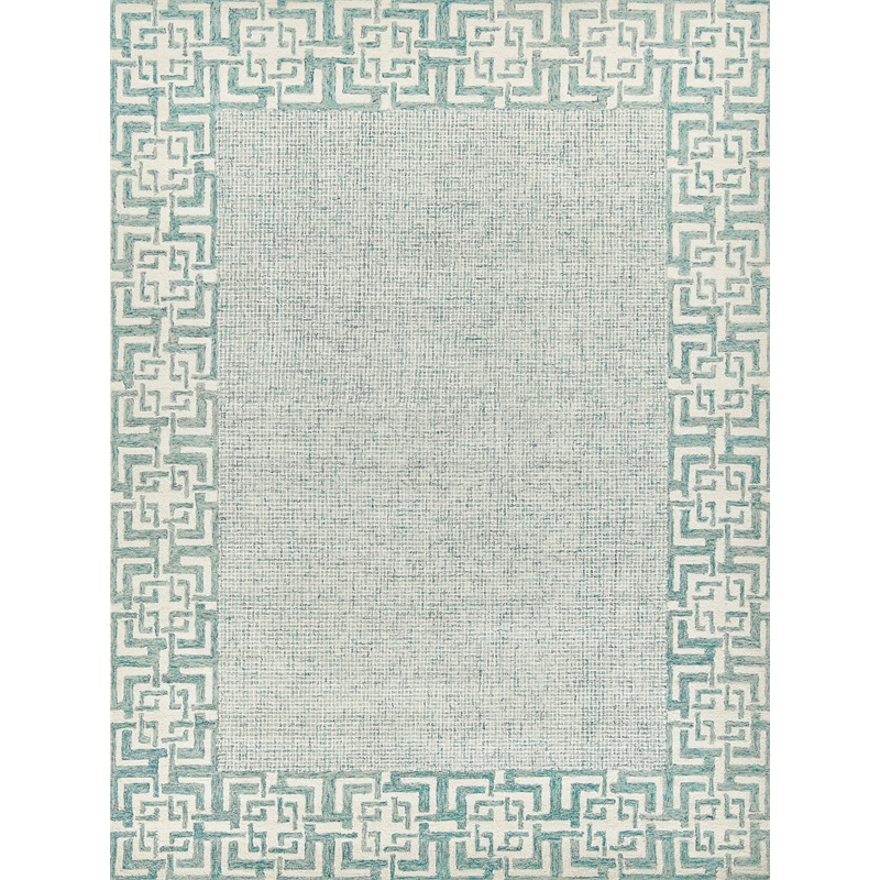 Caprice Hand-Tufted New Zealand Wool Aqua 8'x10' Area Rug