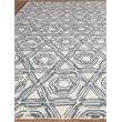 Caprice Hand-Tufted New Zealand Wool Dark Blue/Ivory 6'x9' Area Rug