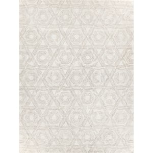Caprice Hand-Tufted New Zealand Wool Beige/Ivory 4'x6' Area Rug