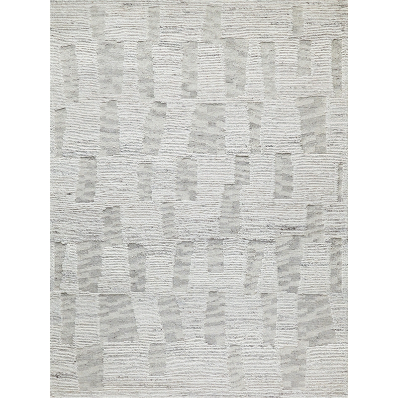 Canyon Flatweave New Zealand Wool Silver 8'x10' Area Rug