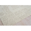 Calexico Flatweave New Zealand Wool Ivory/Beige 6'x9' Area Rug