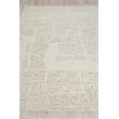 Calexico Flatweave New Zealand Wool Ivory/Beige 6'x9' Area Rug