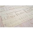 Calexico Flatweave New Zealand Wool Ivory/Beige 8'x10' Area Rug
