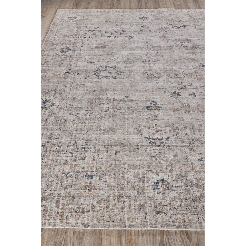Cambridge Handloomed Wool/Bamboo Silk Silver/Blue 15'x20' Area Rug