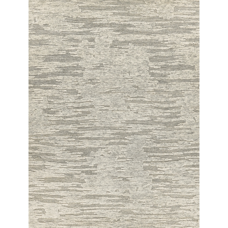 Calibre Hand-Knotted New Zealand Wool Silver/Charcoal 8'x10' Area Rug