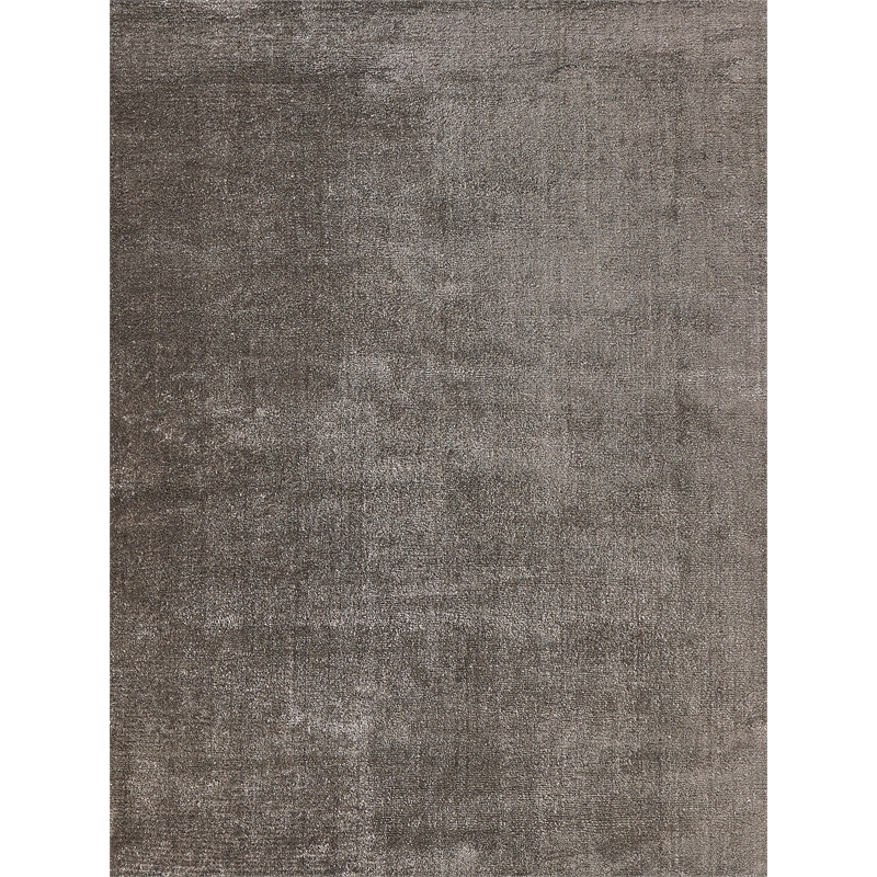 Calla Handloomed Bamboo Silk Dark Gray 6'x9' Area Rug