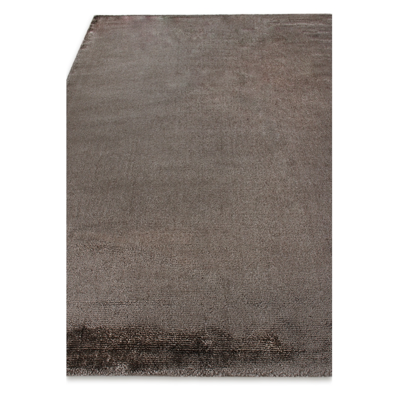 Calla Handloomed Bamboo Silk Khaki 6'x9' Area Rug