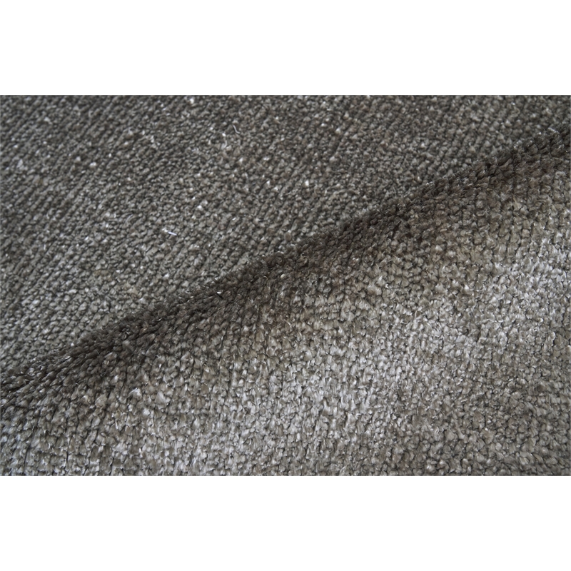 Calla Handloomed Bamboo Silk Khaki 6'x9' Area Rug