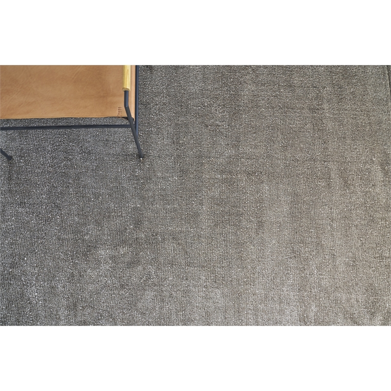 Calla Handloomed Bamboo Silk Khaki 6'x9' Area Rug