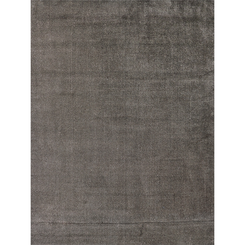 Calla Handloomed Bamboo Silk Khaki 6'x9' Area Rug