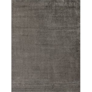 Calla Handloomed Bamboo Silk Khaki 6'x9' Area Rug