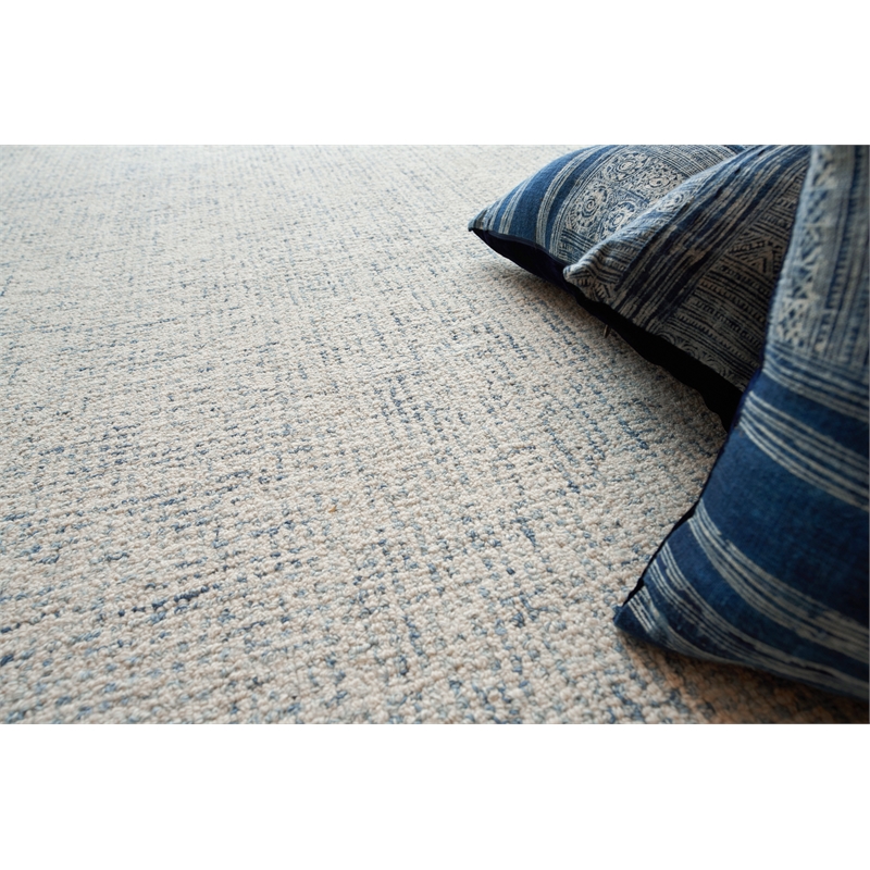 Caprice Hand-Tufted New Zealand Wool Blue 15'x20' Area Rug