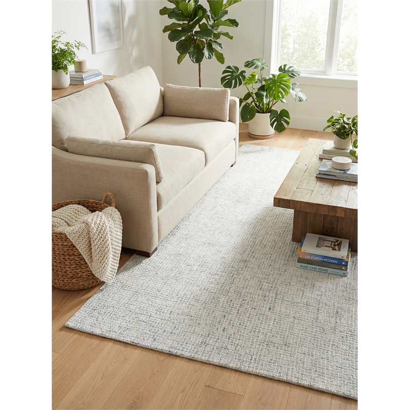 Caprice Hand-Tufted New Zealand Wool Blue 15'x20' Area Rug