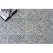 Caprice Hand-Tufted New Zealand Wool Black/Silver 10'x14' Area Rug