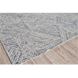 Caprice Hand-Tufted New Zealand Wool Black/Silver 9'x12' Area Rug