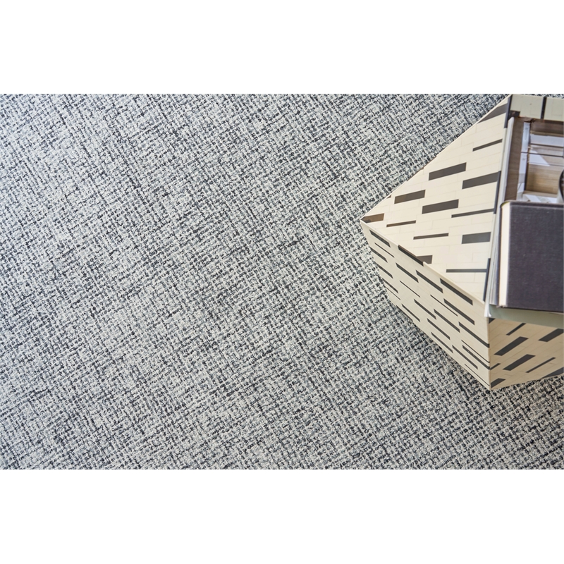 Caprice Hand-Tufted New Zealand Wool Black/Ivory 5'x8' Area Rug
