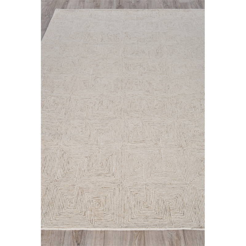 Caprice Hand-Tufted New Zealand Wool Beige/Ivory 13'x13' Area Rug