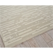 Carmel Hand-Tufted New Zealand Wool Silver/Ivory 6'x9' Area Rug