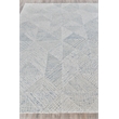 Caprice Hand-Tufted New Zealand Wool Light Blue/Ivory 8'x10' Area Rug