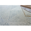 Caprice Hand-Tufted New Zealand Wool Light Blue/Ivory 8'x10' Area Rug
