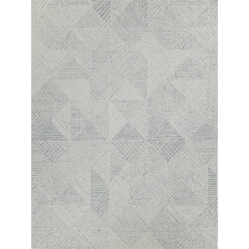 Caprice Hand-Tufted New Zealand Wool Light Blue/Ivory 8'x10' Area Rug