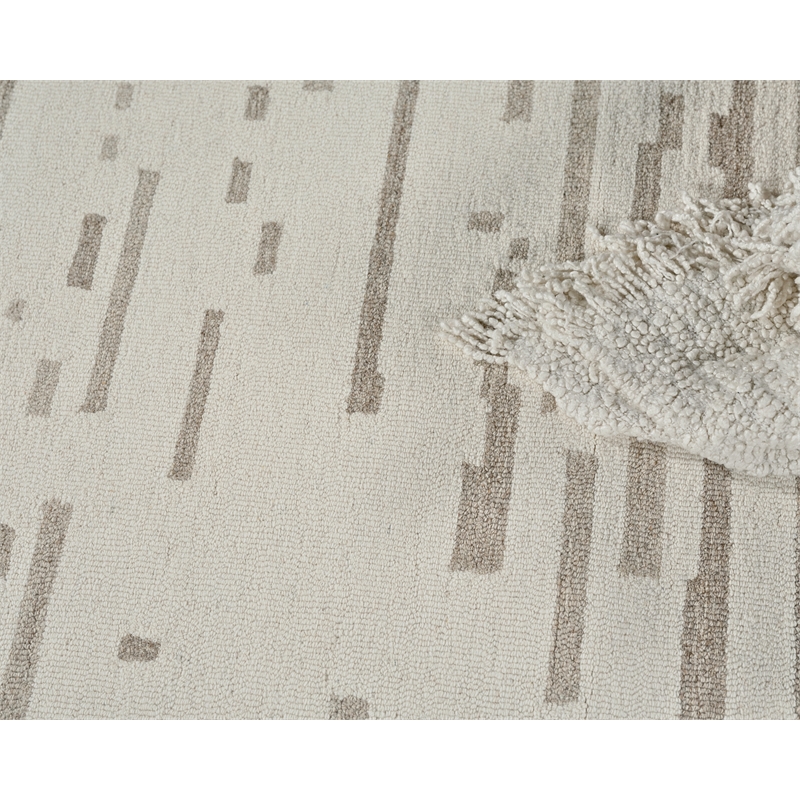 Carmel Hand-Tufted New Zealand Wool Ivory/Beige 14'x18' Area Rug