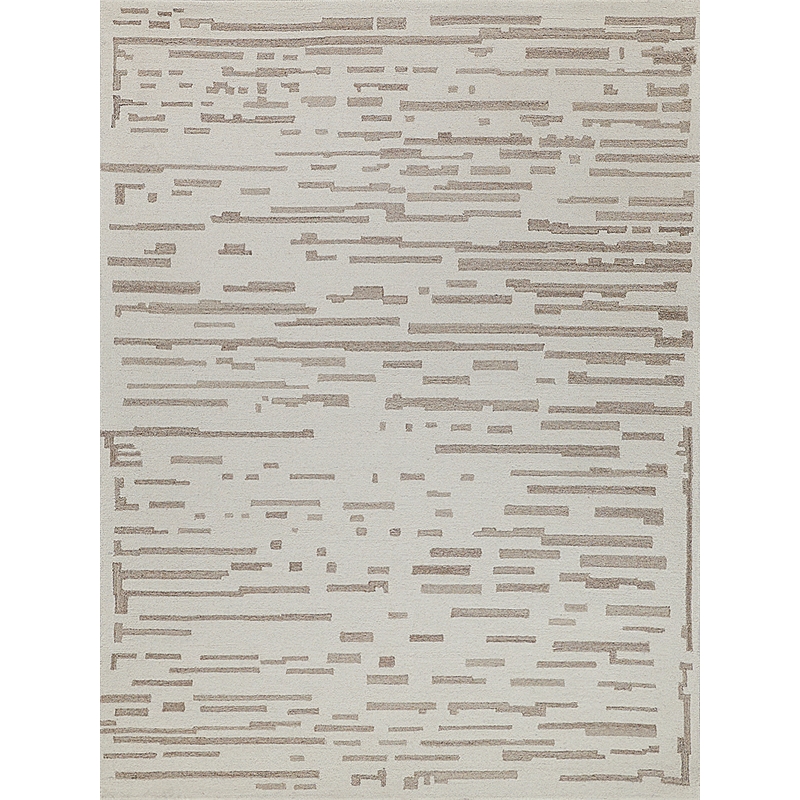 Carmel Hand-Tufted New Zealand Wool Ivory/Beige 8'x10' Area Rug