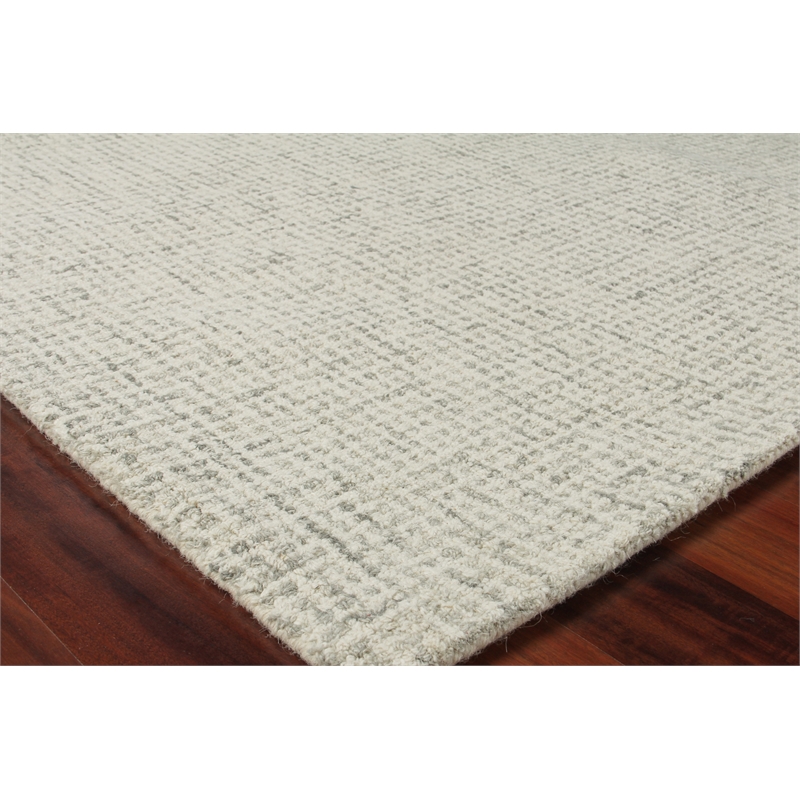 Caprice Hand-Tufted New Zealand Wool Gray/Ivory 10'x14' Area Rug