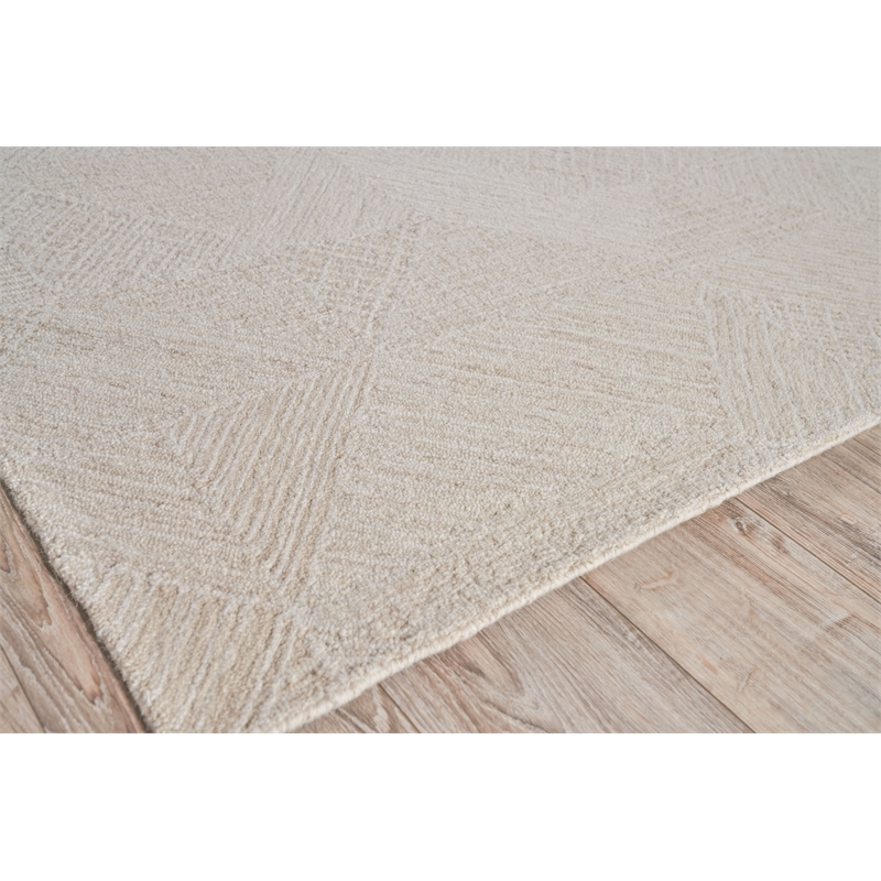 Caprice Hand-Tufted New Zealand Wool Beige/Ivory 10'x14' Area Rug