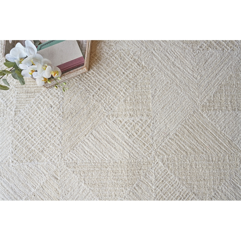 Caprice Hand-Tufted New Zealand Wool Beige/Ivory 10'x14' Area Rug