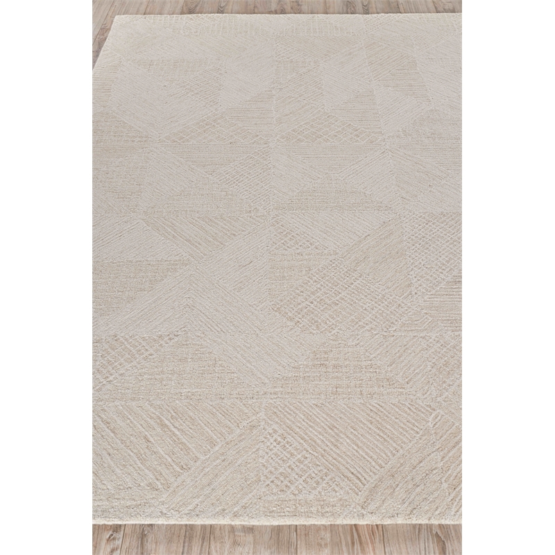Caprice Hand-Tufted New Zealand Wool Beige/Ivory 12'x15' Area Rug