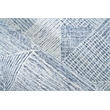 Caprice Hand-Tufted New Zealand Wool Navy Blue/Ivory 12'x12' Round Area Rug