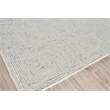 Caprice Hand-Tufted New Zealand Wool Light Blue/Ivory 5'x8' Area Rug