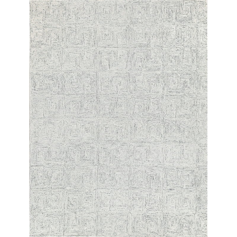 Caprice Hand-Tufted New Zealand Wool Light Blue/Ivory 5'x8' Area Rug