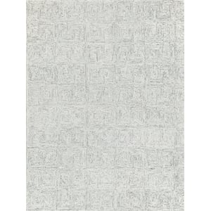 Caprice Hand-Tufted New Zealand Wool Light Blue/Ivory 5'x8' Area Rug