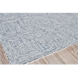 Caprice Hand-Tufted New Zealand Wool Blue/Ivory 6'5