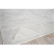 Caprice Hand-Tufted New Zealand Wool Light Silver/Ivory 5'x8' Area Rug