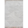 Caprice Hand-Tufted New Zealand Wool Light Silver/Ivory 5'x8' Area Rug