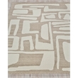 Carmel Hand-Tufted New Zealand Wool Camel/Ivory 6'x9' Area Rug