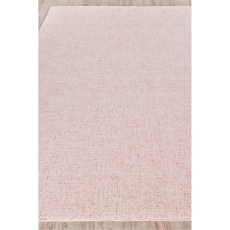 Caprice Hand-Tufted New Zealand Wool Pink/Ivory 6'x9' Area Rug