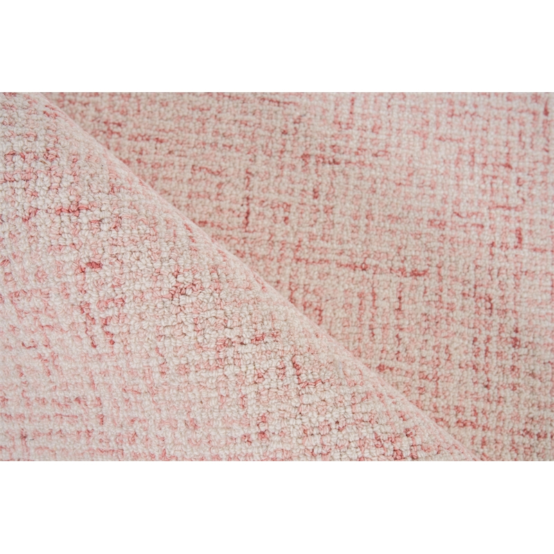 Caprice Hand-Tufted New Zealand Wool Pink/Ivory 6'x9' Area Rug